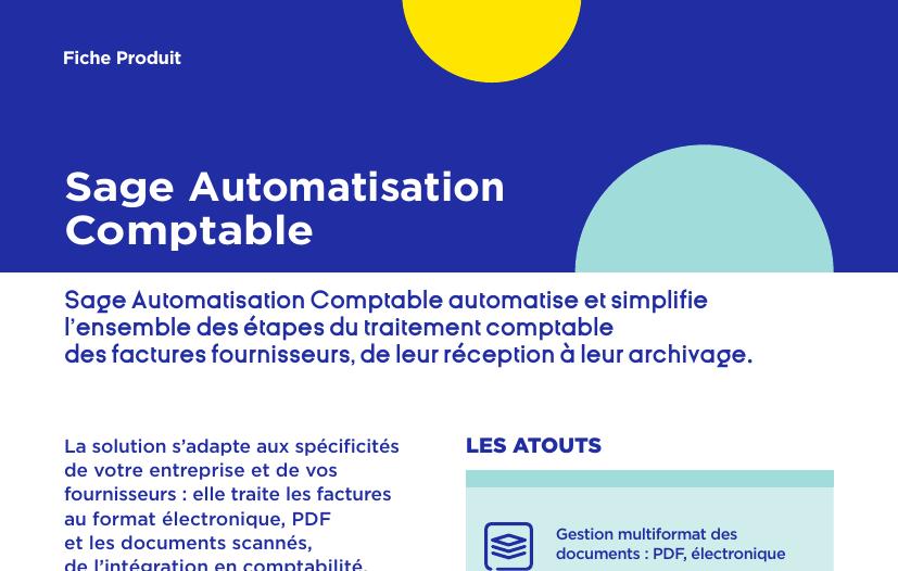 Sage Automatisation Comptable