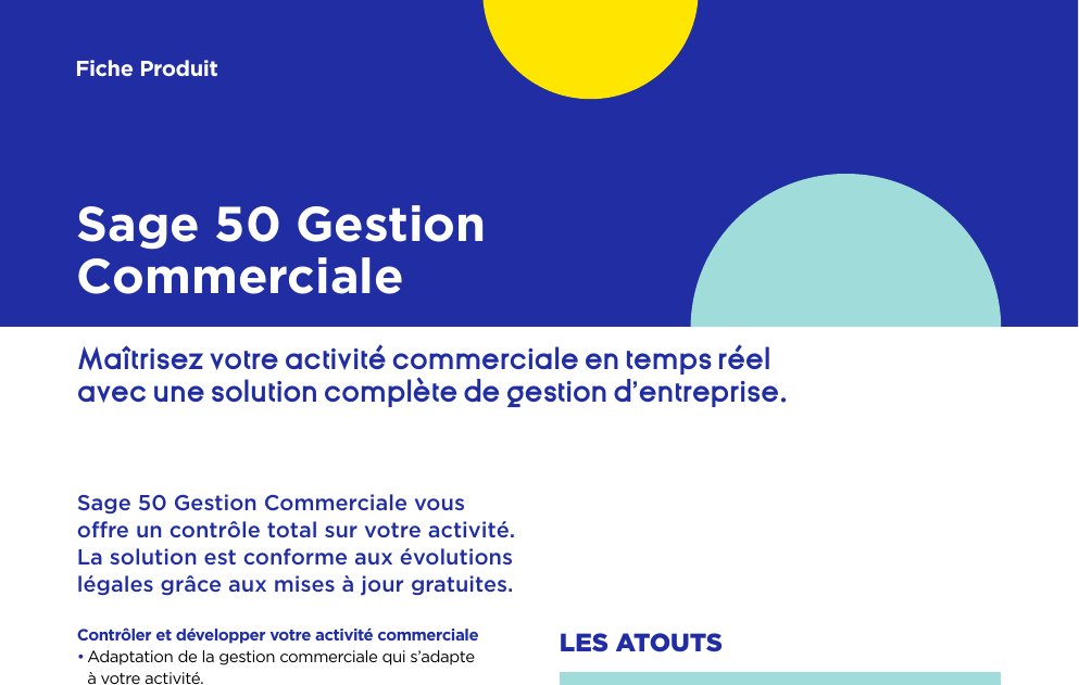 Sage 50 Gestion Commerciale