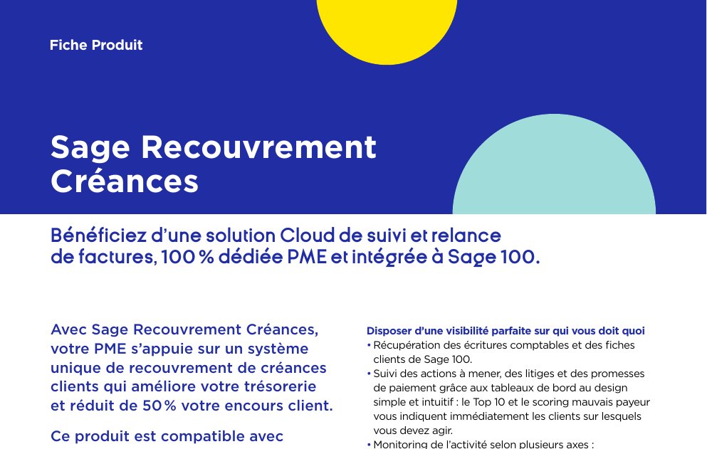 Sage Recouvrement Créances
