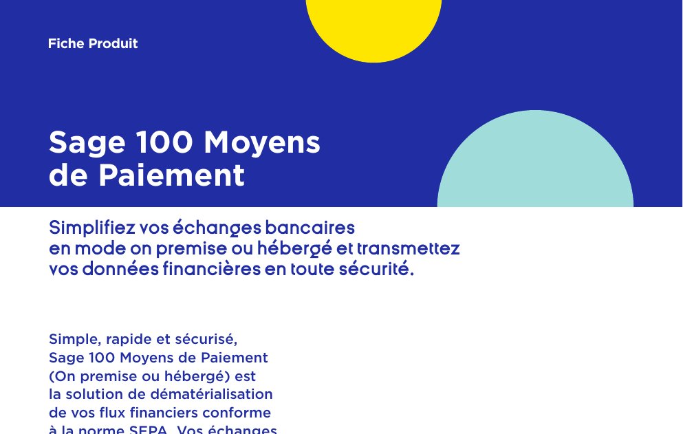 Sage 100 Moyens de Paiement