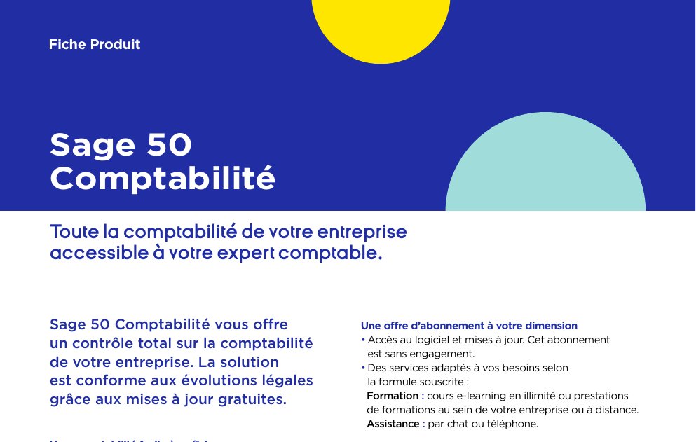 Sage 50 Comptabilité